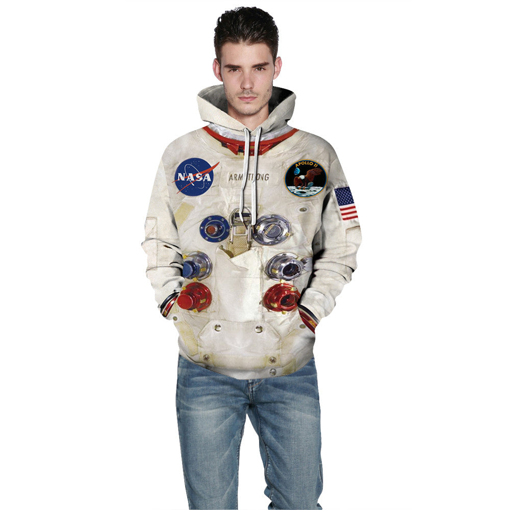 3D Armstrong Space Suite Hoodies Men/Women Casual Spacesuit | Vimost Shop.