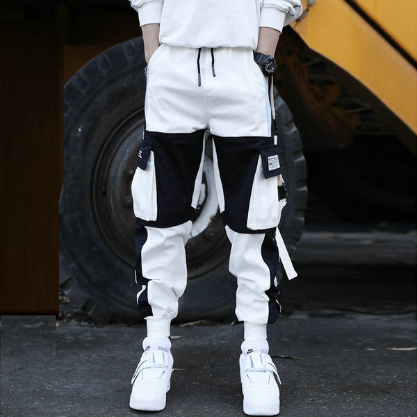 Spring Summer Mens Harem Pants Streetwear Jogger Multi-pocket Ribbons Trousers Men Hip Hop Sweatpants Trousers | Vimost Shop.