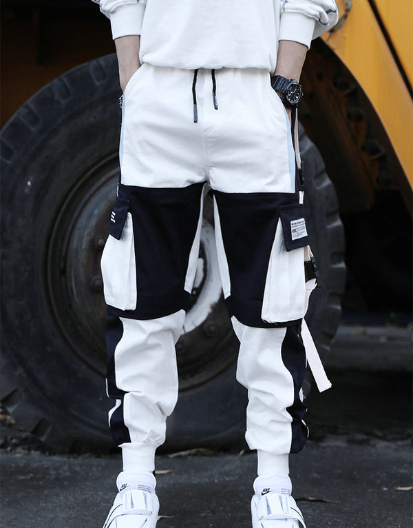 Spring Summer Mens Harem Pants Streetwear Jogger Multi-pocket Ribbons Trousers Men Hip Hop Sweatpants Trousers | Vimost Shop.