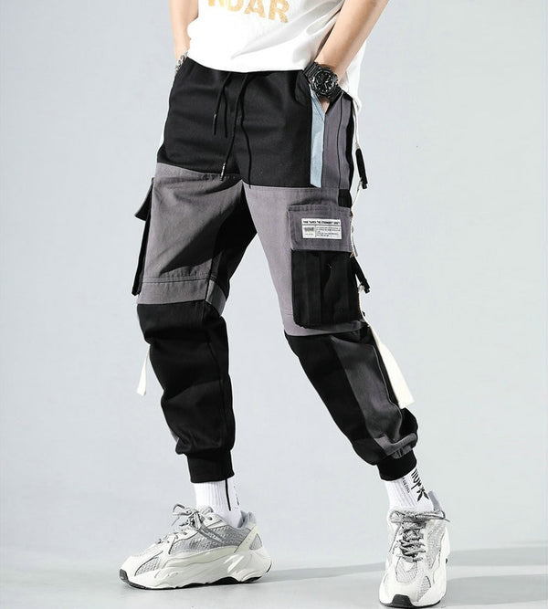 Spring Summer Mens Harem Pants Streetwear Jogger Multi-pocket Ribbons Trousers Men Hip Hop Sweatpants Trousers | Vimost Shop.