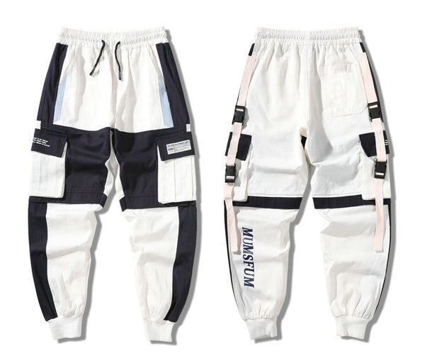 Spring Summer Mens Harem Pants Streetwear Jogger Multi-pocket Ribbons Trousers Men Hip Hop Sweatpants Trousers | Vimost Shop.