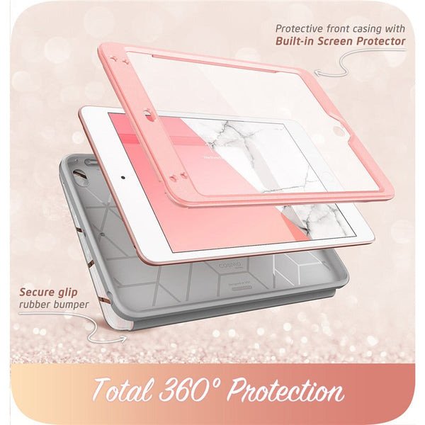 For ipad Mini 4 5 Case Cosmo Full-Body Trifold Stand Protective Cover with Auto Sleep/Wake & Built-in Screen Protector | Vimost Shop.