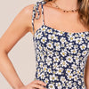 Multicolor Knotted Strap Floral Print Cami Pencil Dress Women Summer Sleeveless Bodycon Bohemian Mini Dresses | Vimost Shop.