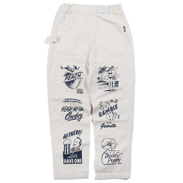 Men High Street Elastic Waist Fashion Baggy Hip Hop Style Men Streetwear | Vimost Shop.