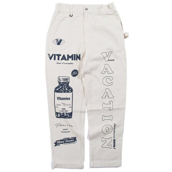 Men High Street Elastic Waist Fashion Baggy Hip Hop Style Men Streetwear | Vimost Shop.