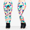 Fashion Triangles Color Printing Legins Womens Legging Stretchy Trousers Casual Pants Leggings Free shipping | Vimost Shop.