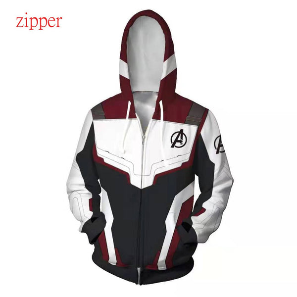 Superhero Iron Man Spiderman Clothes Mens Hoodies Zipper Sweatshirt 3D Peter Parker Miles Morales Hoodie Jackets Casual Coats | Vimost Shop.
