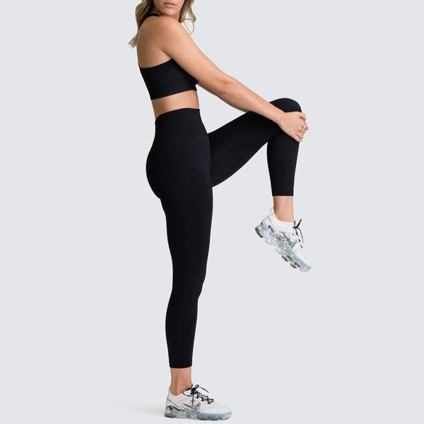 Seamless Gym Set Nylon Woman Sportswear 2 Piece Exercise Leggings Padded Sports Bras Women Fitness Wear Yoga Sets Sports Suits | Vimost Shop.