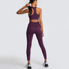 Seamless Gym Set Nylon Woman Sportswear 2 Piece Exercise Leggings Padded Sports Bras Women Fitness Wear Yoga Sets Sports Suits | Vimost Shop.