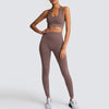 Seamless Gym Set Nylon Woman Sportswear 2 Piece Exercise Leggings Padded Sports Bras Women Fitness Wear Yoga Sets Sports Suits | Vimost Shop.