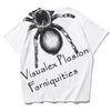 Hip Hop T Shirt Men Spider Letter Printed Dark Tshirt Fashion Summer Loose Casual Tops Oversized Streetwear | Vimost Shop.