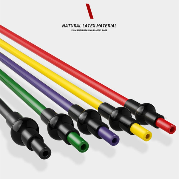 Resistance Bands Set Exercise Bands with Door Anchor Legs Ankle Straps for Resistance Training Physical Therapy Home Workouts | Vimost Shop.