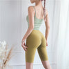 Nuls Skin-Friendly Fitness Shorts Hot Chrysanthemum High Waist Tight Yoga Shorts Running Workout Shorts Women | Vimost Shop.