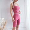 Nuls Skin-Friendly Fitness Shorts Hot Chrysanthemum High Waist Tight Yoga Shorts Running Workout Shorts Women | Vimost Shop.