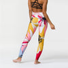 Floral Woman Sportwear Yoga Set Seamless Gym Suit Crop Top Bra Elastic High Waist Yoga Pant Leggings Outfit Fitness Clothing | Vimost Shop.
