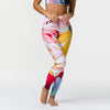 Floral Woman Sportwear Yoga Set Seamless Gym Suit Crop Top Bra Elastic High Waist Yoga Pant Leggings Outfit Fitness Clothing | Vimost Shop.