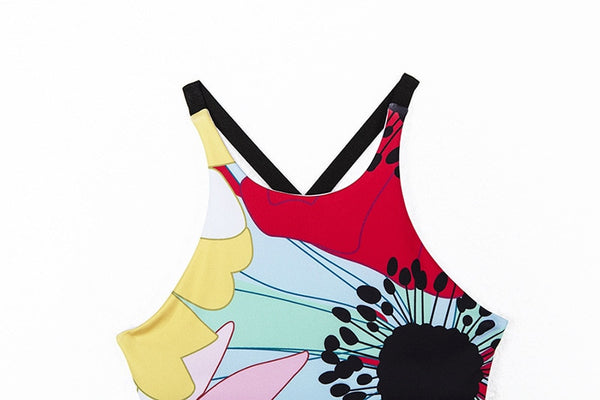 Floral Woman Sportwear Yoga Set Seamless Gym Suit Crop Top Bra Elastic High Waist Yoga Pant Leggings Outfit Fitness Clothing | Vimost Shop.