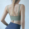 Style Yoga Sports Bra Women's Doubles Spaghetti Straps Fitness Crop Tops Camisole Running Vest Beauty Back Sports Underwear | Vimost Shop.