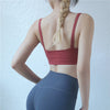 Style Yoga Sports Bra Women's Doubles Spaghetti Straps Fitness Crop Tops Camisole Running Vest Beauty Back Sports Underwear | Vimost Shop.