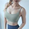 Style Yoga Sports Bra Women's Doubles Spaghetti Straps Fitness Crop Tops Camisole Running Vest Beauty Back Sports Underwear | Vimost Shop.