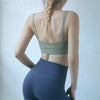 Style Yoga Sports Bra Women's Doubles Spaghetti Straps Fitness Crop Tops Camisole Running Vest Beauty Back Sports Underwear | Vimost Shop.