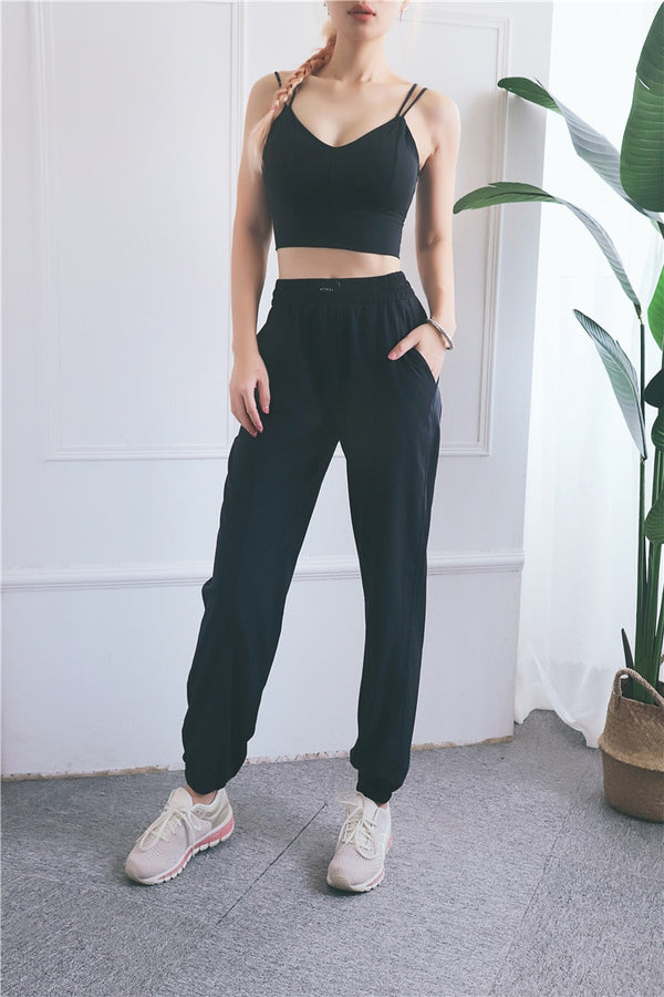 Sports Bra Women Fitness Top Seamless Yoga Bra Double Straps Running Yoga Gym Crop Top Women Push Up Sports Bra High Impact | Vimost Shop.