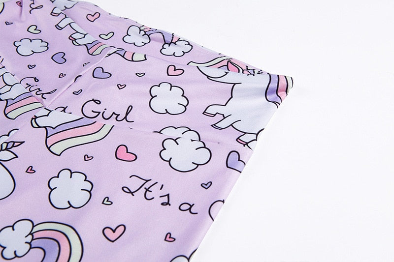 2PCS Cartoon Yoga Set Women's Sport Bra&Pants Suit Sportswear Pink Top Yoga Leggings Fitness Sports Clothing | Vimost Shop.