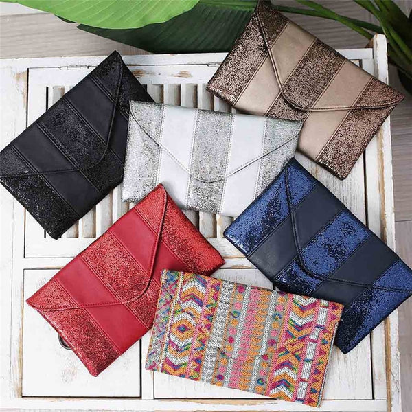 Ladies Sequins Simple Clutch Bag Coin Purse New Evening Bag Luxury Bag For Women designe Retro Multifunction Messenger Bag | Vimost Shop.