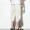 Streetwear Summer Cotton Harem Pants Men Casual Hip Hop Trousers Drawstring Loose Calf-Length Pants Joggers Size 5XL | Vimost Shop.