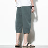 Streetwear Summer Cotton Harem Pants Men Casual Hip Hop Trousers Drawstring Loose Calf-Length Pants Joggers Size 5XL | Vimost Shop.