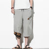 Streetwear Summer Cotton Harem Pants Men Casual Hip Hop Trousers Drawstring Loose Calf-Length Pants Joggers Size 5XL | Vimost Shop.