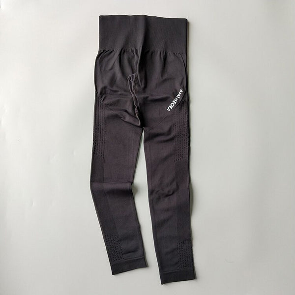 Seamless Leggings Women Gym Widen High Waisted Workout Jogging Yoga Pants High Stretchy Tights Tummy Control Sport Leggings AMI | Vimost Shop.