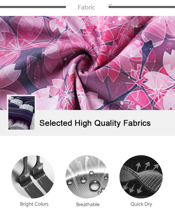 Women Fitness Yoga Pants Slim High waist Sport Leggings Gym Elastic Romantic Printed Long Tights for Running Tummy Control | Vimost Shop.