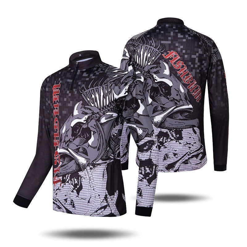Fishing t-shirt men Long Sleeve Sun Protection ANTI-UV personalize jersey for fishing quick dry breathable fishing shirts | Vimost Shop.