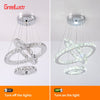 Modern K9 Crystal Led Chandelier Lights Home Lighting Chrome Lustre Chandeliers Ceiling Pendant Fixtures  For Living Room | Vimost Shop.