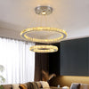 Modern K9 Crystal Led Chandelier Lights Home Lighting Chrome Lustre Chandeliers Ceiling Pendant Fixtures  For Living Room | Vimost Shop.