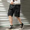 Streetwear Summer Casual Shorts Men Fashion Ribbons Pockets Cargo Shorts Bermuda Solid Hip Hop Men's Shorts | Vimost Shop.