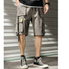 Streetwear Summer Casual Shorts Men Fashion Ribbons Pockets Cargo Shorts Bermuda Solid Hip Hop Men's Shorts | Vimost Shop.