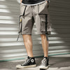 Streetwear Summer Casual Shorts Men Fashion Ribbons Pockets Cargo Shorts Bermuda Solid Hip Hop Men's Shorts | Vimost Shop.