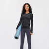 Seamless Slim Fit Yoga Shirts Workout Long Sleeved Shirts Women O-neck Sports Gym Fitness Tops with Thumb Holes Workout Top | Vimost Shop.