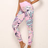Women Print Cartoon banana Boom Running Yoga Suits Sportswear High Waist Fitness Pants harajuku Sports Set Gym Workout Clothes | Vimost Shop.