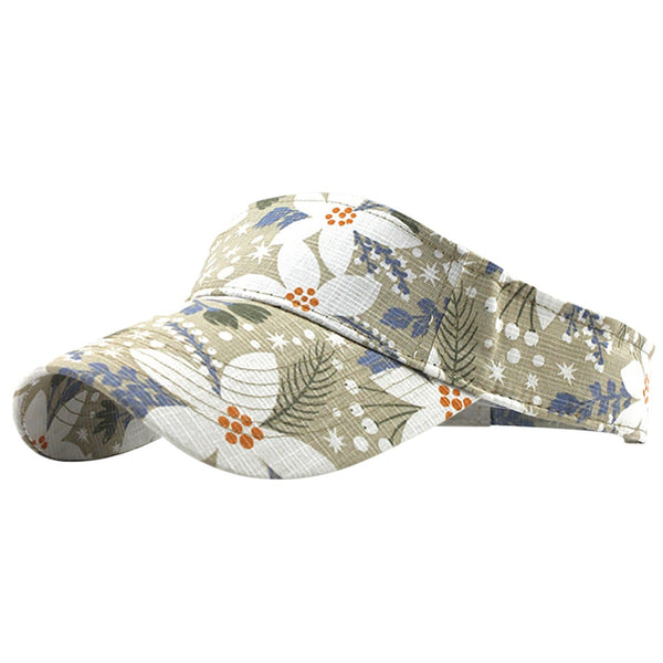 Unisex Running cap Empty top sun Visor hat washed canvas visor printed outdoor cap Adjustable Sport cap | Vimost Shop.