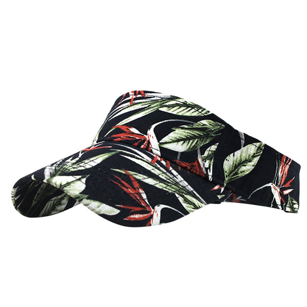 Unisex Running cap Empty top sun Visor hat washed canvas visor printed outdoor cap Adjustable Sport cap | Vimost Shop.