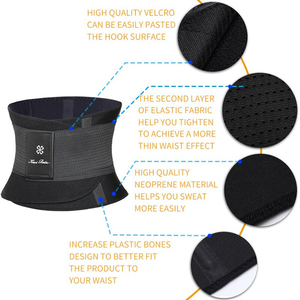 Mens Waist Trainer Abdomen Slimming Body Shaper Belly Shapers Modeling Belt Weight Loss Shapewear Sweat Girdle Slim Trimmer Belt | Vimost Shop.
