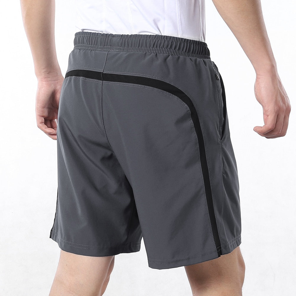 Men 7 Inch Running Shorts 2 in 1 Quick Dry Active Training Exercise Jogging Sports Shorts Gym Shorts With Pocket