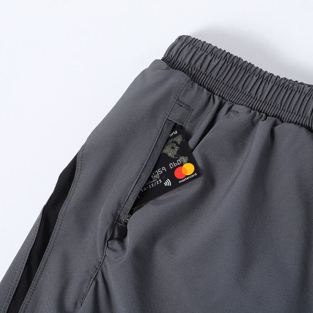 Men 7 Inch Running Shorts 2 in 1 Quick Dry Active Training Exercise Jogging Sports Shorts Gym Shorts With Pocket