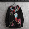Harajuku Men Hip Hop Spring and autumn Color jellyfish print Cotton Hoodie Streetwear Casual Hooded Pullover Sweatshirt Couples | Vimost Shop.