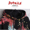 Harajuku Men Hip Hop Spring and autumn Color jellyfish print Cotton Hoodie Streetwear Casual Hooded Pullover Sweatshirt Couples | Vimost Shop.