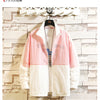 Jacket Men Windbreaker Autumn Hip Hop Couple Thin Jacket Windbreaker Patchwork Multi Pockets Casual Track Coat Streetwear | Vimost Shop.