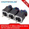 Nema 17 Stepper Motor 48mm 59Ncm/84oz.in 4-lead 42 Motor Nema17 Step Motor 2A 1m Cable for DIY 3D Printer CNC Robot | Vimost Shop.